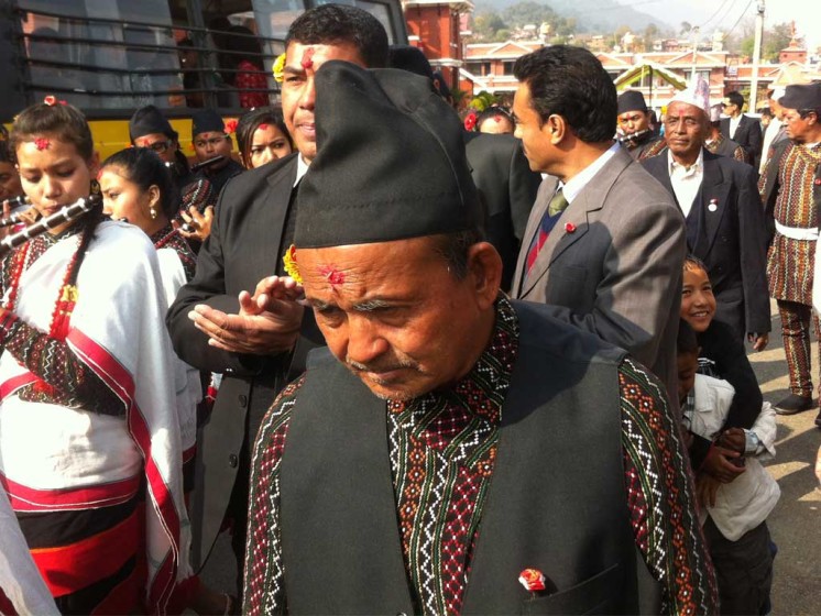 Wedding procession of Newar community - a major ethnic inhabitant of Kathmandu valley